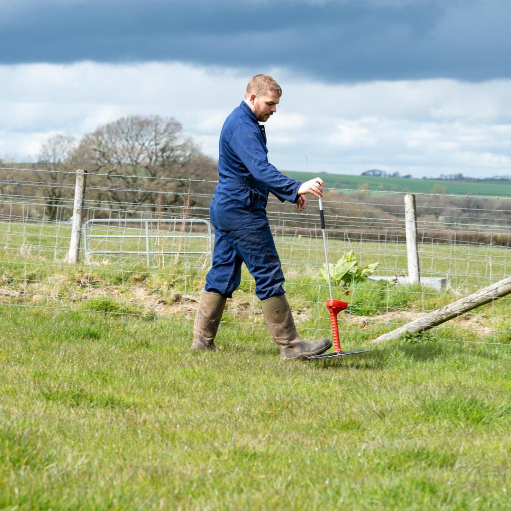 Using a plate meter