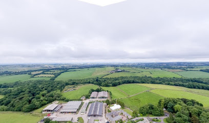 north wyke farm viewed from above