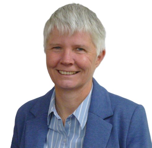 emma in a blue suit jacket and shirt