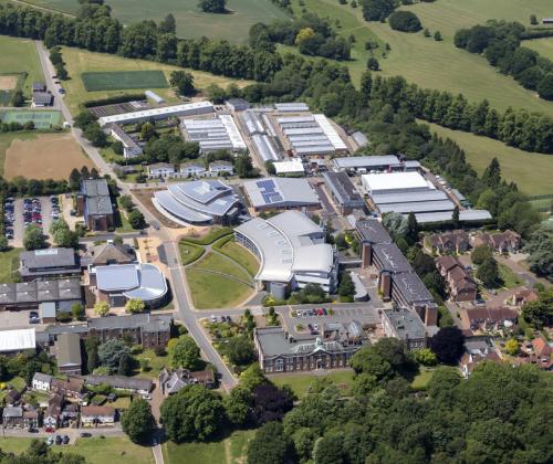Aerial view of Harpenden Campus 