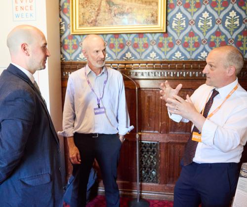 Jon and Richard with MP Ben Goldsborough