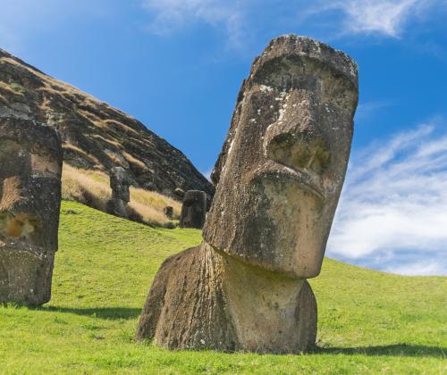 Moai on Rapa Nui. Photo Diego Gonzalez on Pexels