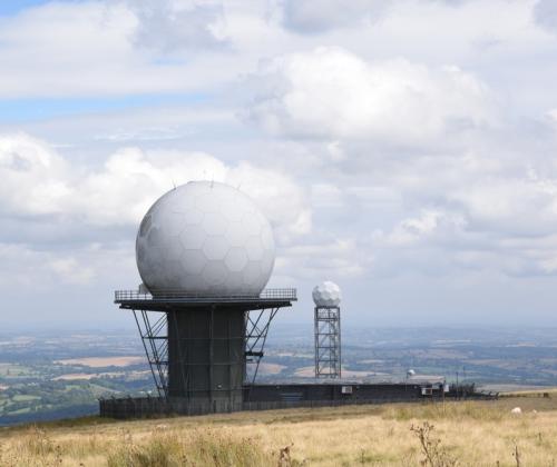 Radar station in Shropshire